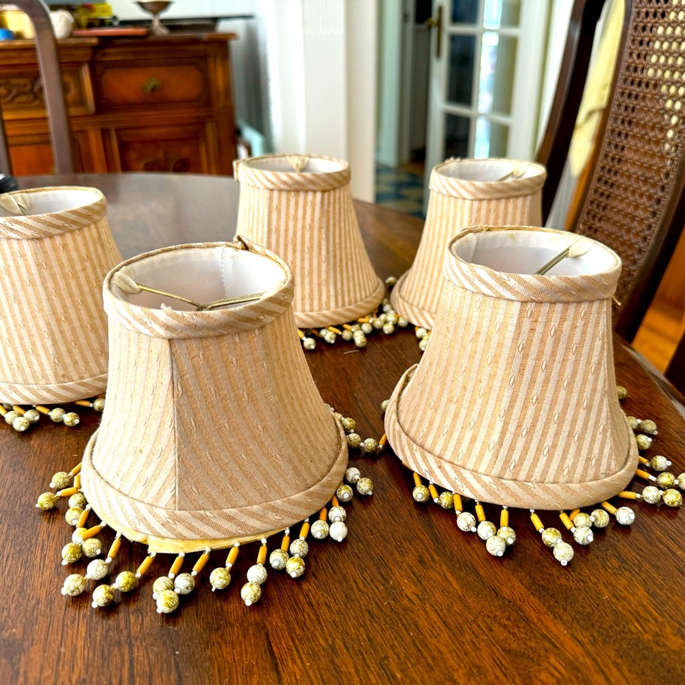 Mini Chandelier lamp shades - 5 available